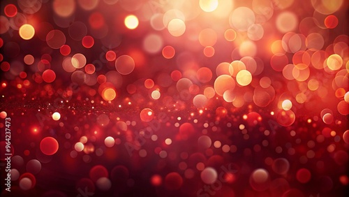 Elegant background with deep reds, crimson bokeh effects, smooth gradients, and organic textures photo