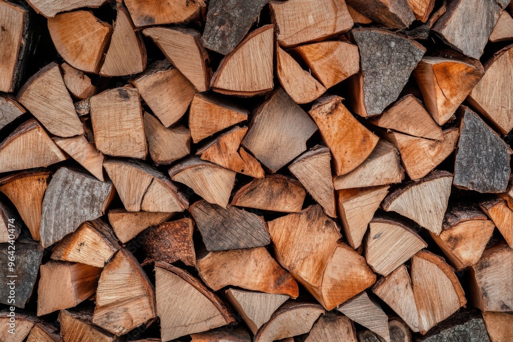 Stacked Firewood Logs are Prepared and Ready for Winter Use in a Charming Rustic Setting Stacked Firewood Logs are Prepared and Ready for Winter Use in a Charming Rustic Setting