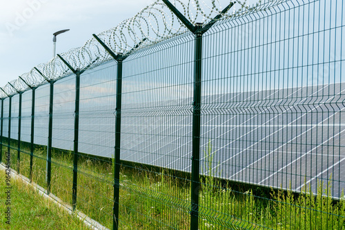 Photovoltaic solar panels. Solar energy.