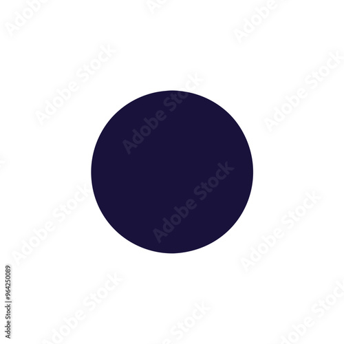 dark blue round wothout background