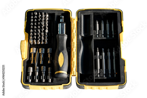 Isolated Screwdriver Socket Set Toolbox photo