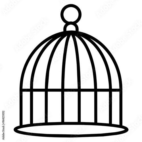 birdcage with a bird inside