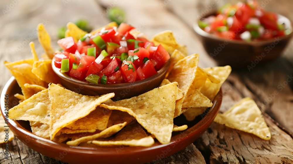 Nachos With Salsa And Cheese Nachos With Salsa And Cheese