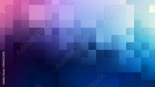 Vibrant Pixelated Gradient Background With Pink Purple And Blue Blocks