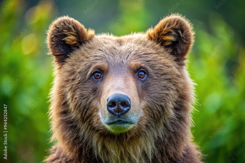 Close-Up Of An Adorable Short-Faced Bear In Its Natural Habitat, Showcasing Its Distinctive Appearance And Playful Nature. Close-Up Of An Adorable Short-Faced Bear In Its Natural Habitat, Showcasing Its Distinctive Appearance And Playful Nature.