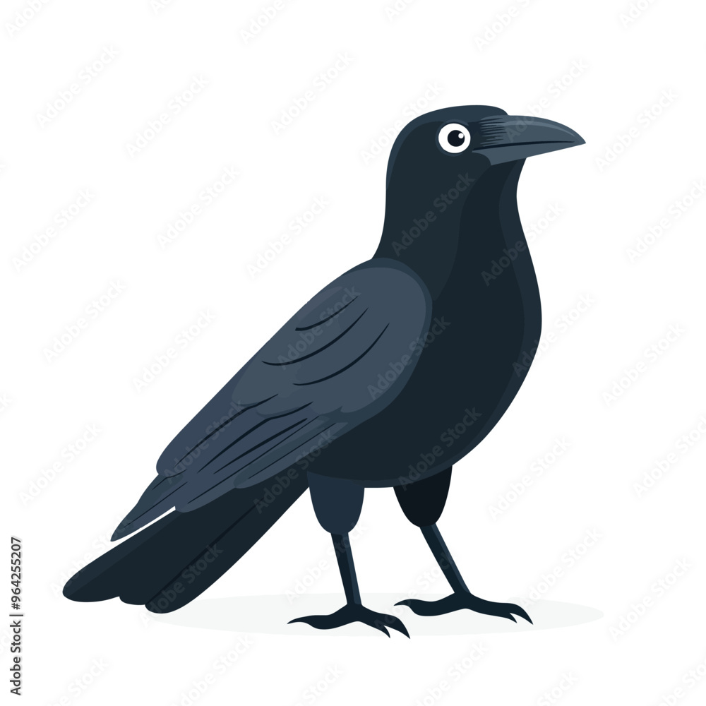 Fototapeta premium crow on a branch