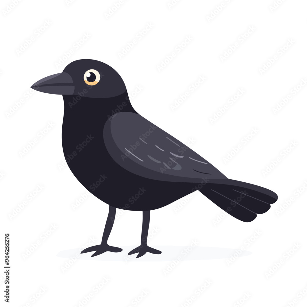 Fototapeta premium crow on a branch