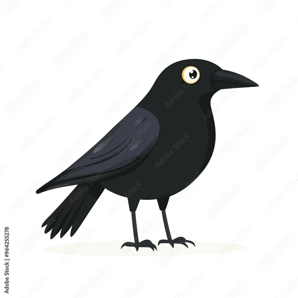 Obraz premium crow on a branch