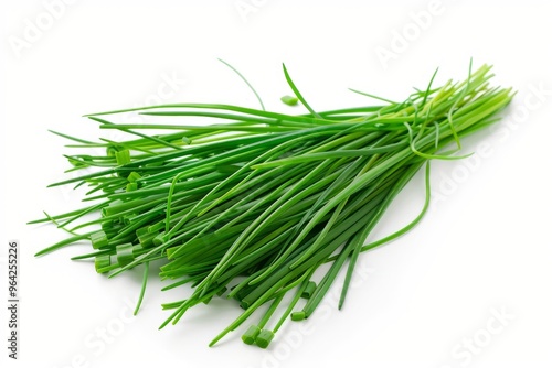 A fresh Chives isolated on white