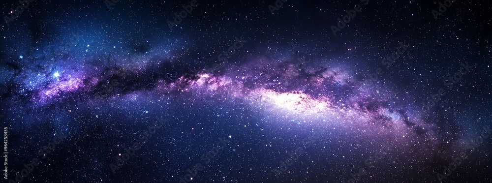 Naklejka premium A Breathtaking View of the Galactic Cosmos