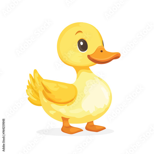 duck isolated on white background