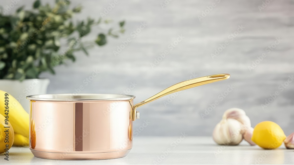 Copper saucepan with smooth food release, even heat distribution, glossy finish, perfectly cooked meal, high-quality cookware, seamless cooking experience Copper saucepan with smooth food release, even heat distribution, glossy finish, perfectly cooked meal, high-quality cookware, seamless cooking experience