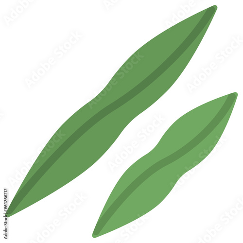 green beans flat icon