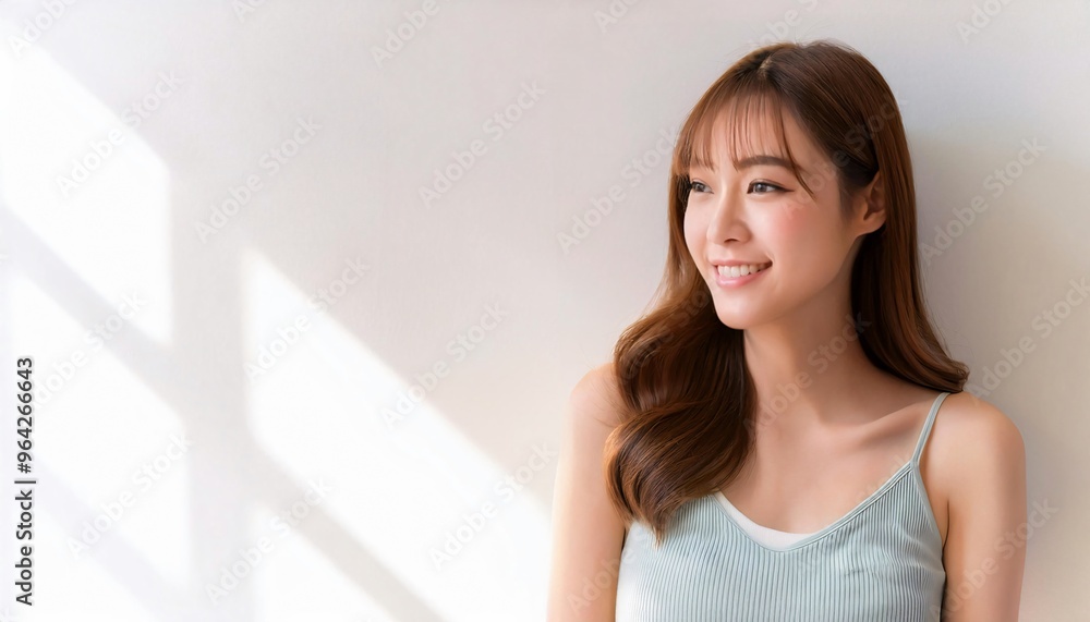 portrait of a japanese woman with white background portrait of a japanese woman with white background