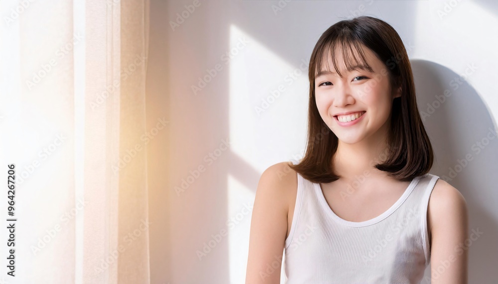 portrait of a japanese woman with white background portrait of a japanese woman with white background