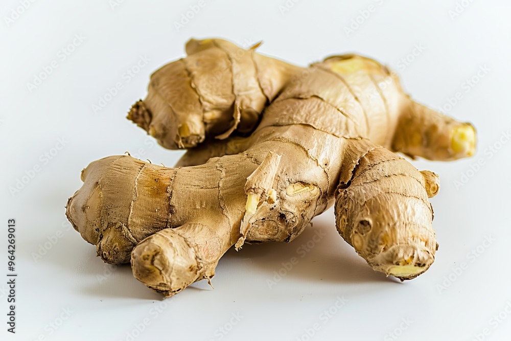 A fresh Ginger isolated on white A fresh Ginger isolated on white