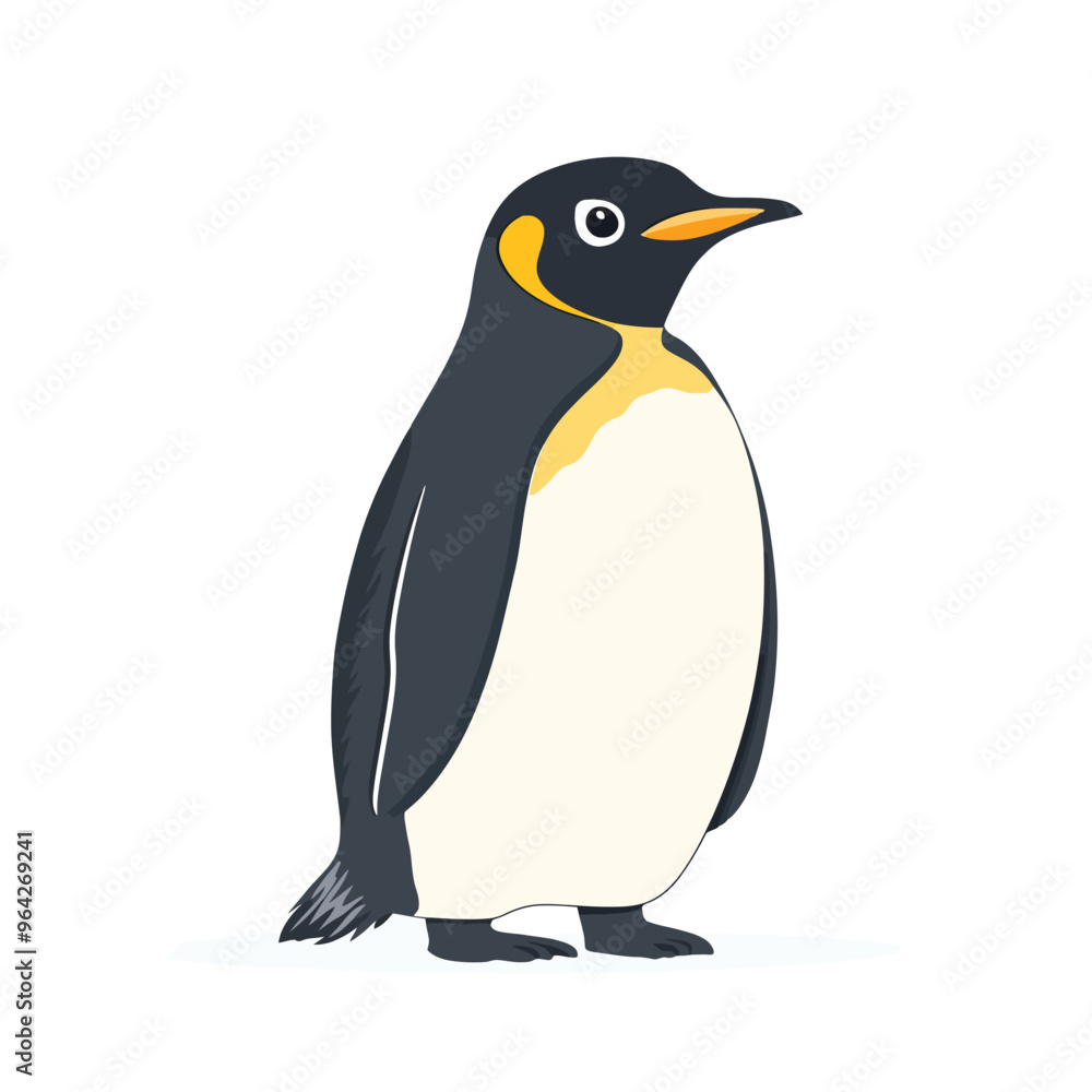 Fototapeta premium penguin on the snow