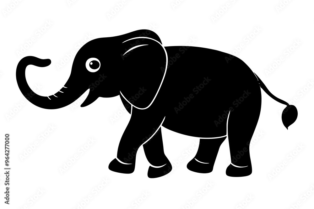 Obraz premium elephant isolated on white