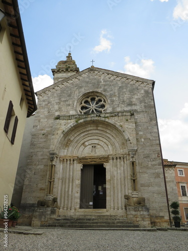 Collegiata dei Santi Quirico e Giulitta, San Quirico d'Orcia, Toscana, Italia