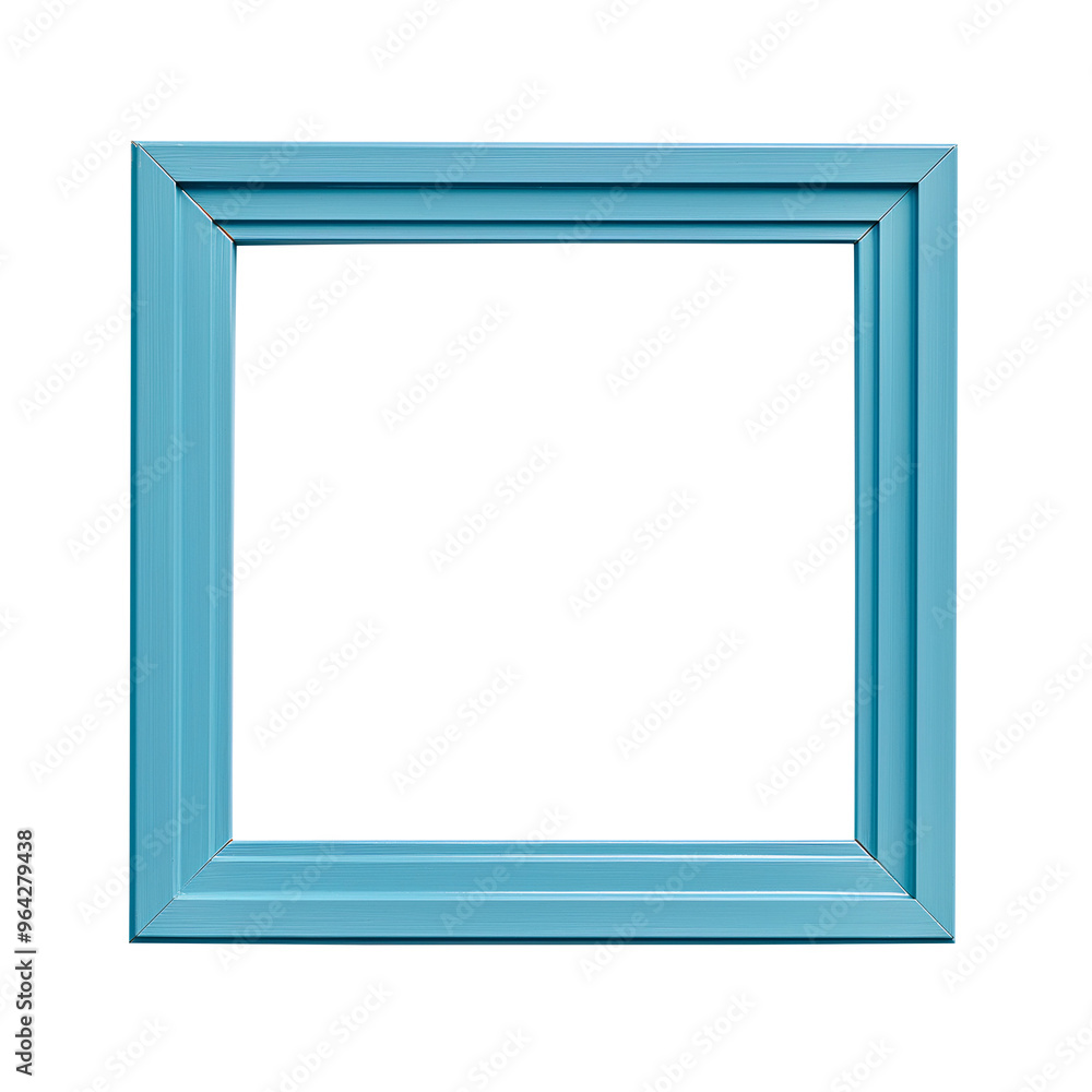 Blue rectangular picture or photo frame Blue rectangular picture or photo frame