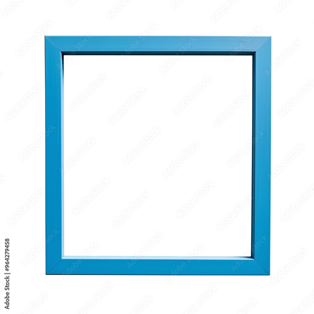 Blue rectangular picture or photo frame Blue rectangular picture or photo frame