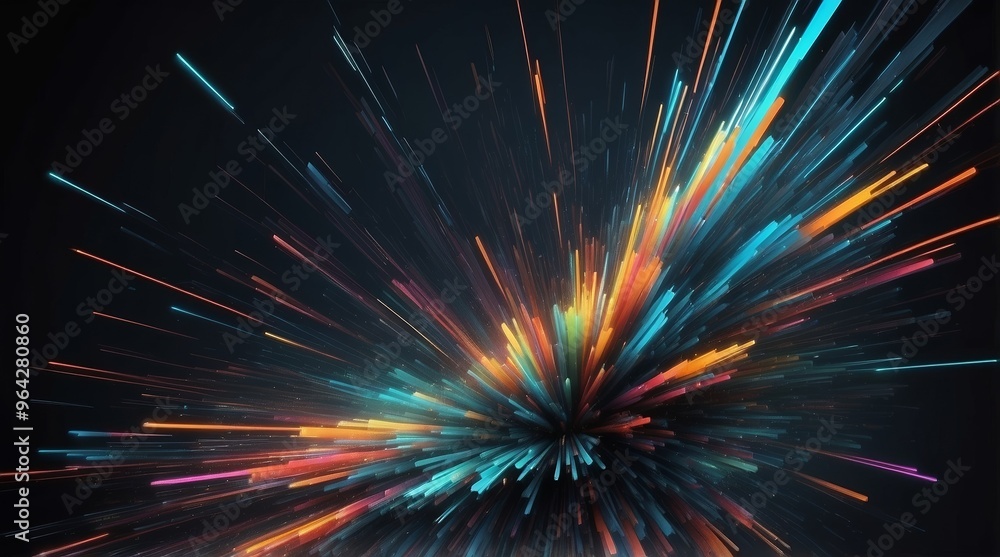 abstract background. explosion of vibrant lines. Light streaks backdrop abstract background. explosion of vibrant lines. Light streaks backdrop