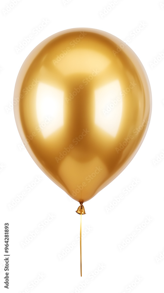 Gold balloon isolated on white background
Gold balloon isolated on white background