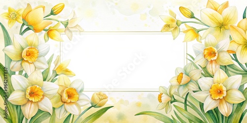 Narcissus card template