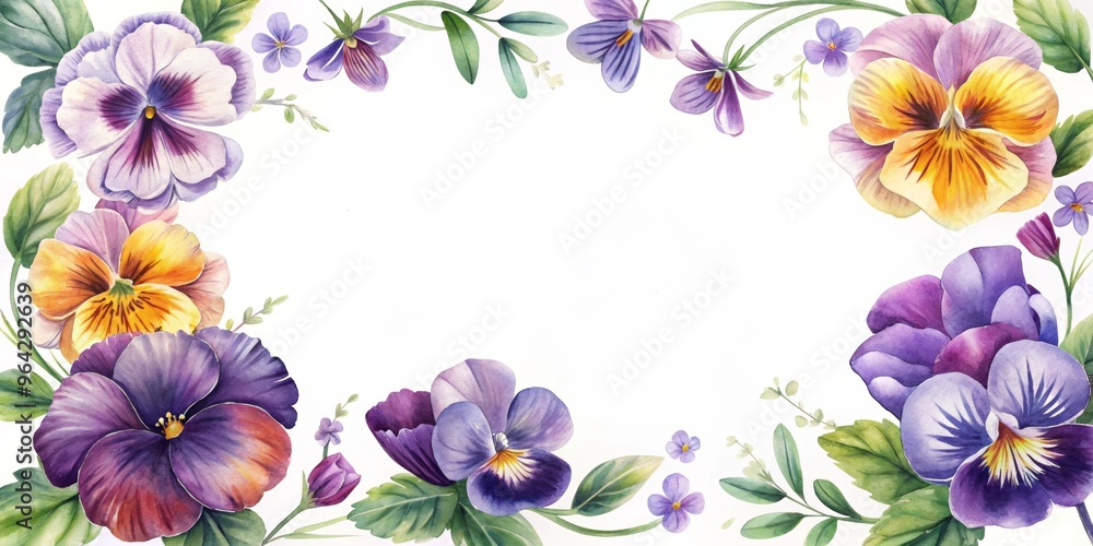 pansy celebration card template pansy celebration card template