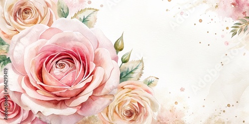 pink rose background