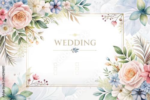 wedding invitation template