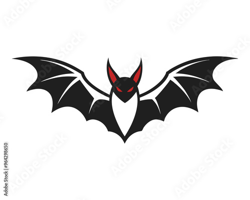 Wallpaper Mural Cute Cartoon Bats Vector Illustration for Halloween Torontodigital.ca