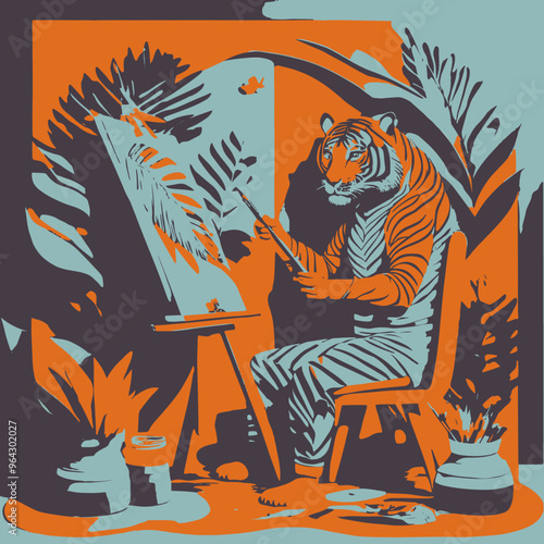 the wolf and the tiger of times - reality of protector book Artwork
