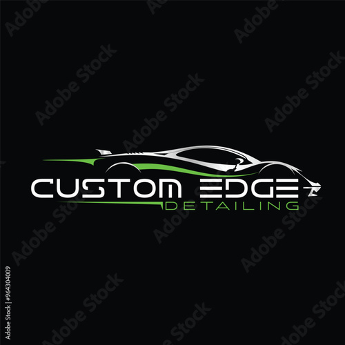 Carwash and auto detailing logo design