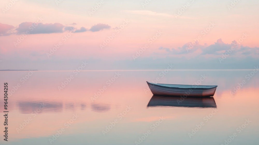 Peaceful Boat on Still Waters Peaceful Boat on Still Waters