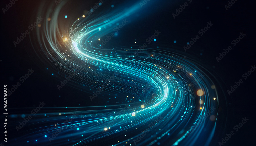Abstract lines blue and white, luminous of light flowing curve, combining electric blue and subtle white colors Abstract lines blue and white, luminous of light flowing curve, combining electric blue and subtle white colors