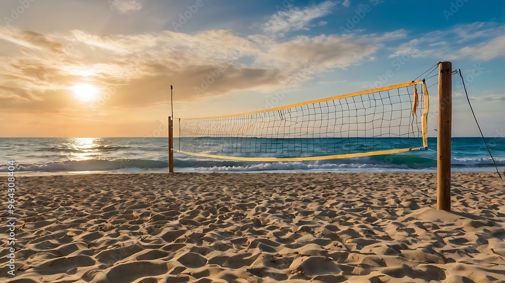 volleyball net on the beach volleyball net on the beach