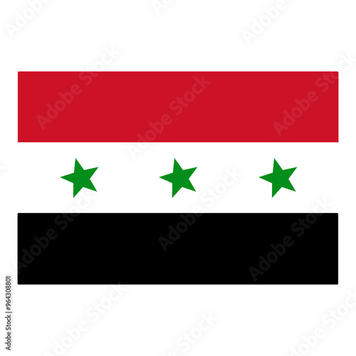 Iraq flag country flag Iraq isolated on white background vector illustration image