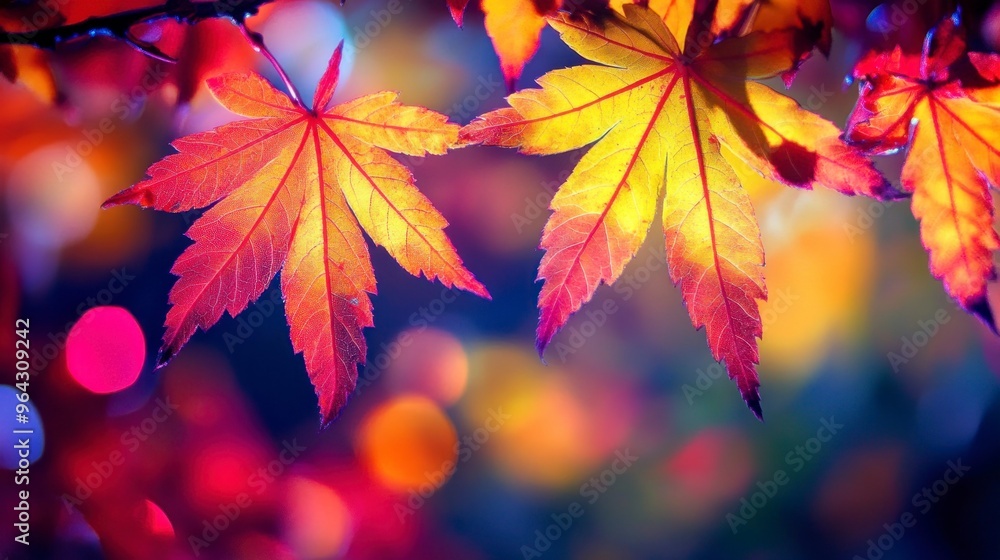 Autumn Leaves Close-Up Autumn Leaves Close-Up
