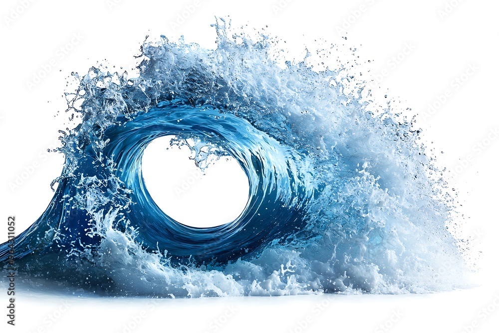 Dynamic Ocean Wave in Motion: Nature's Powerful Display Dynamic Ocean Wave in Motion: Nature's Powerful Display
