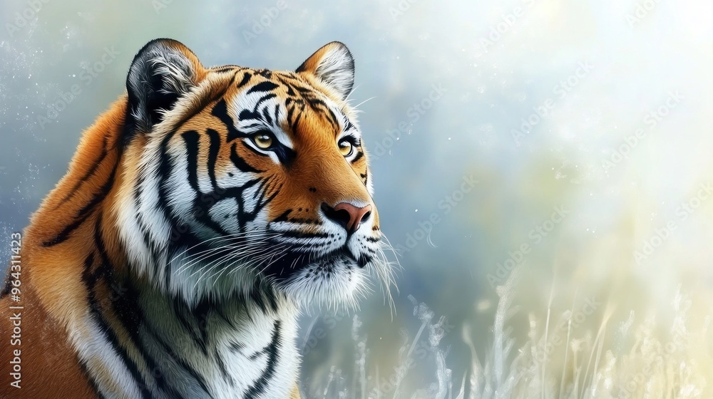 Fototapeta premium Majestic Tiger Portrait