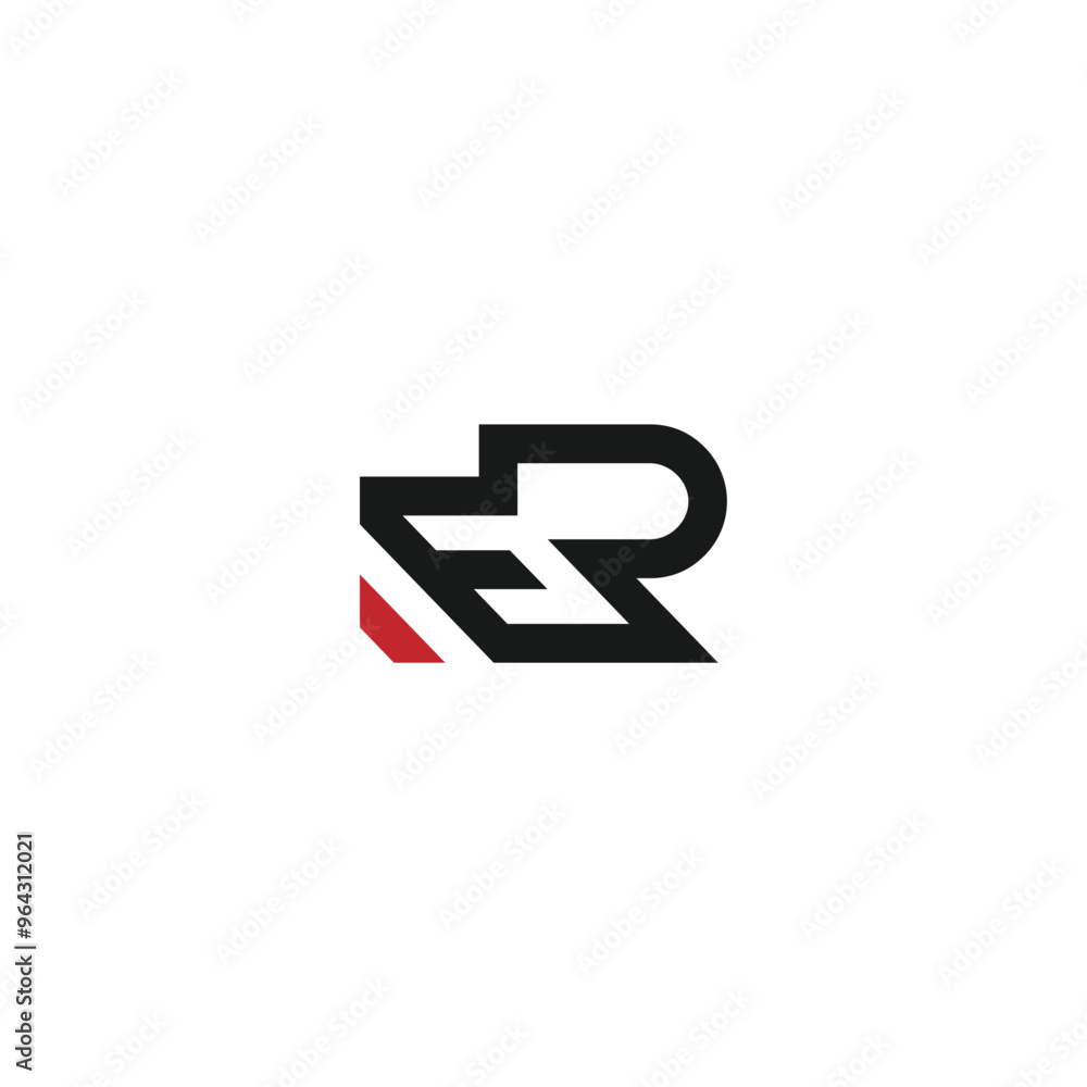 ER or RE abstract letter outstanding professional business awesome artistic branding company different colors illustration logo design. ER or RE abstract letter outstanding professional business awesome artistic branding company different colors illustration logo design.