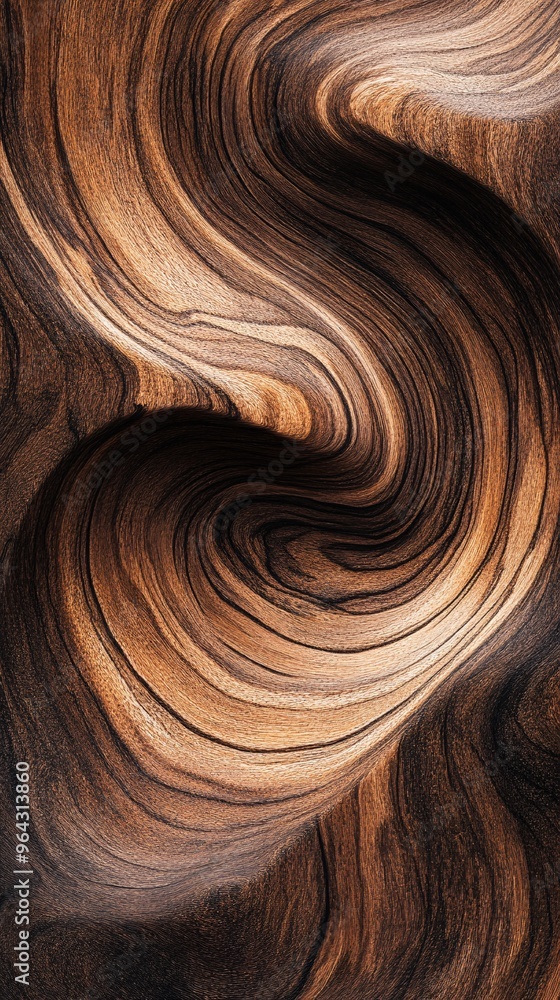 Abstract Wooden Texture with Swirling Grain Patterns Abstract Wooden Texture with Swirling Grain Patterns