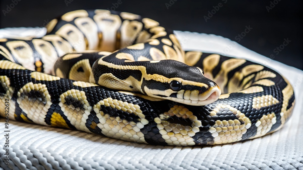 Obraz premium Ball python snake, Pet snake, Cute snake