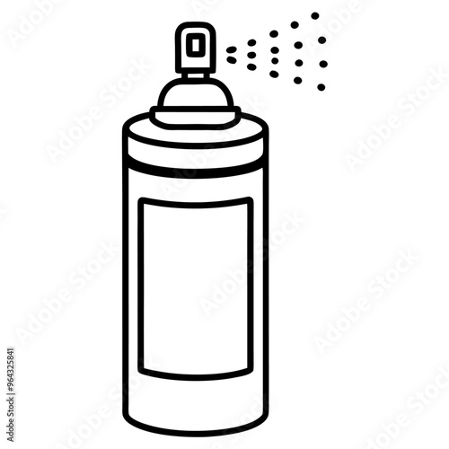 Air freshener outline coloring book page line art illustration digital drawing