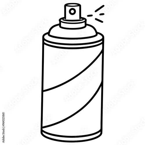 Air freshener outline coloring book page line art illustration digital drawing
