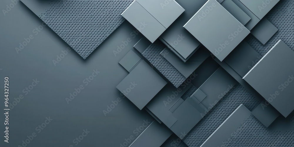 Abstract composition of overlapping geometric shapes in various shades of gray, creating a modern and sleek background. Abstract composition of overlapping geometric shapes in various shades of gray, creating a modern and sleek background.
