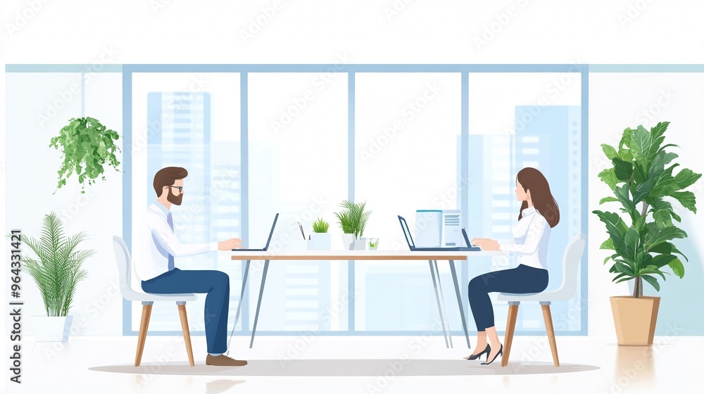 Financial advisor helping a client with debt restructuring Financial advisor helping a client with debt restructuring