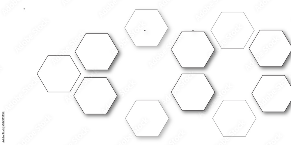 White hexagon 3D background texture. modern abstract polygonal pattern. 3d rendering illustration. Futuristic abstract banner. white and black lines 3d Hexagonal. honeycomb white Background. White hexagon 3D background texture. modern abstract polygonal pattern. 3d rendering illustration. Futuristic abstract banner. white and black lines 3d Hexagonal. honeycomb white Background.