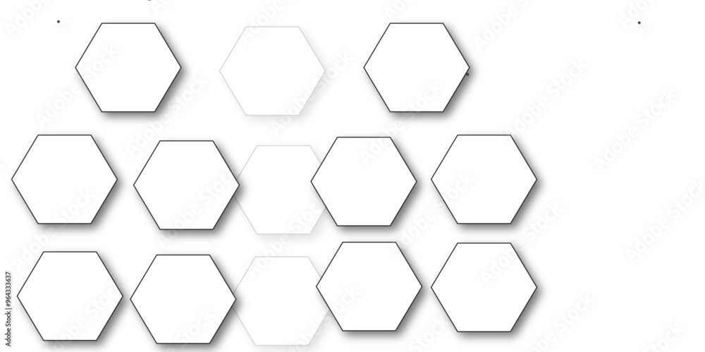 White hexagon 3D background texture. modern abstract polygonal pattern. 3d rendering illustration. Futuristic abstract banner. white and black lines 3d Hexagonal. honeycomb white Background. White hexagon 3D background texture. modern abstract polygonal pattern. 3d rendering illustration. Futuristic abstract banner. white and black lines 3d Hexagonal. honeycomb white Background.